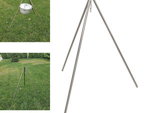 Тренога туристическая походная складная для подвешивания казана (85 см)