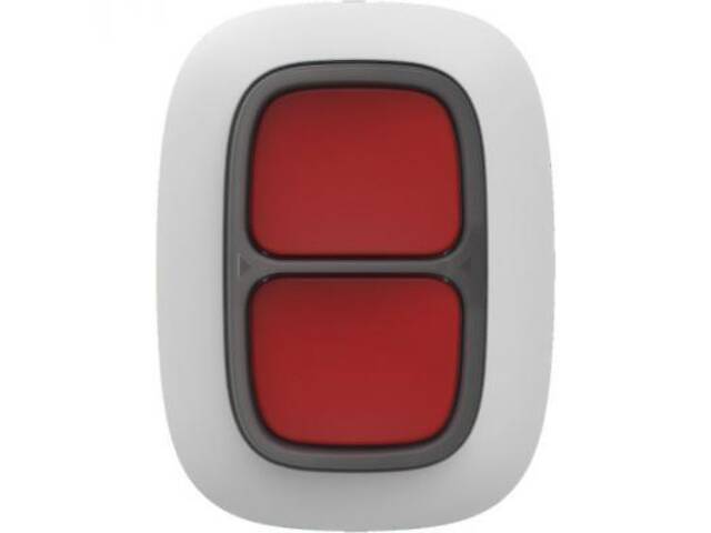 Тривожна кнопка Ajax DoubleButton white - Фото 1