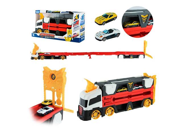 Трейлер із машинками арт. E7015A - Фото 1