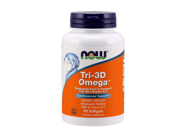 Tri-3D Omega-3 (90 softgels) - Фото 1 Tri-3D Omega-3 (90 softgels) - Фото 1