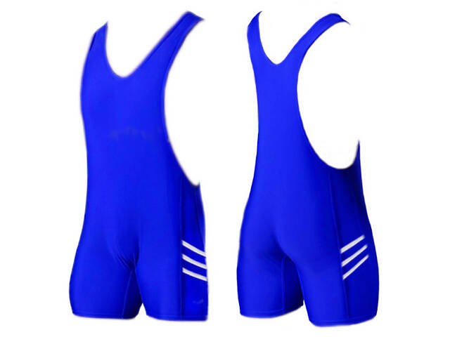 Трико борцівське. Розмір XL. Колір: синій - Фото 1