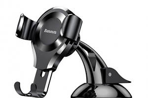 Держатель для мобильного Baseus Osculum Type Gravity Car Mount Black