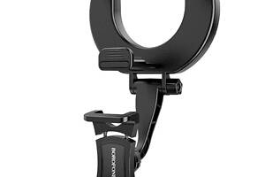 Тримач для мобільного BOROFONE BH49 Roller rearview mirror car holder Black