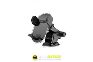 Тримач для мобільного HOCO H3 Shiny press type car holder(center console) Black