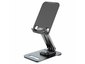 Тримач для мобільного HOCO PH48 Fun dual axis 360 rotating tablet desktop holder Black