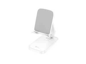 Тримач для телефона HOCO HD8 Blackfish folding desktop stand White