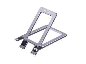 Тримач для телефона Vention Portable Cell Phone Stand Holder for Desk Aluminum Alloy Type Gray (KCZH0)