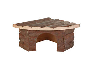 Trixie Домик для грызунов Trixie Jesper угловой деревянный, 30х13х21 см