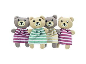 Trixie Іграшка для котів Trixie Ведмідь тканинний з котячою м'ятою 12 см