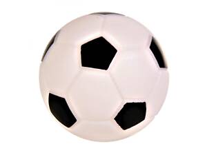 Trixie Игрушка для собак Trixie Мяч футбольный с пищалкой 6 см, винил