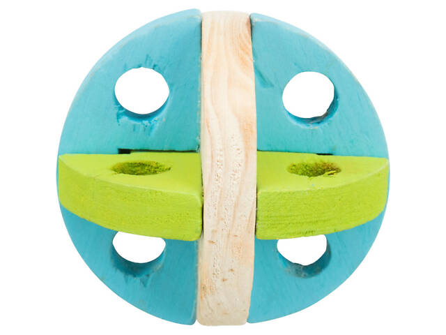 Trixie Игрушка Trixie для грызунов шар деревянный для лакомства, 8 см - Фото 3