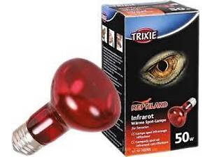 Trixie Лампа инфракрасная Trixie 50W обогрева террариумов, цоколь Е27