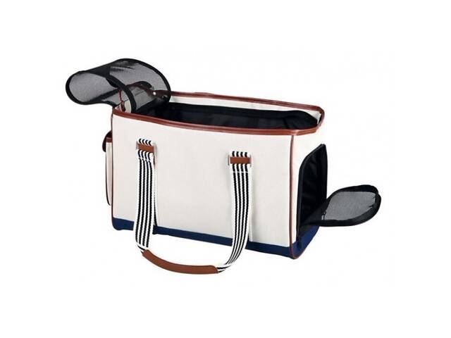 Trixie Сумка-переноска для маленьких тварин Trixie Elisa Carrier до 5 кг, біла - Фото 1