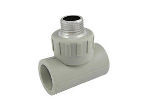 Трійник PP-R SANTAN 20х1/2'х20 із зовнішнім різьбленням