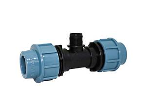 Трійник затискний SANTAN із зовнішнім різьбленням 25х1/2