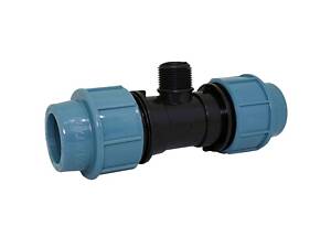 Трійник затискний SANTAN із зовнішнім різьбленням 32х3/4'