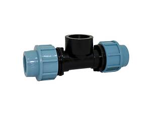 Трійник затискний SANTAN з внутрішнім різьбленням 25х1'