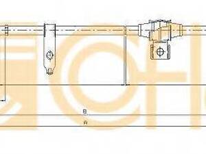 Трос, стояночная тормозная система COFLE 115347 на MAZDA BT-50 пикап (CD, UN)