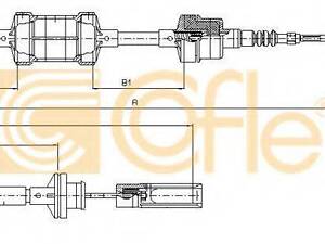 Трос, управление сцеплением COFLE 4621 на FIAT BRAVA (182)