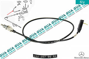 Трос АКПП ( от кулисы к замку зажигания ) 2032670064 Mercedes / МЕРСЕДЕС E-CLASS 1995- / Е-КЛАСС