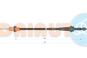 Трос акселератора 55.0347