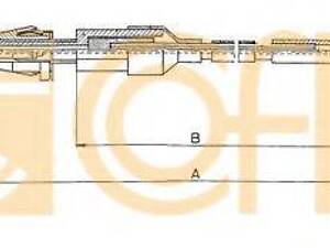 Трос акселератора COFLE 11920 на FORD TRANSIT автобус (T_ _)