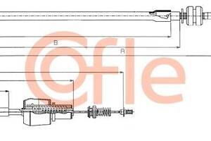 Трос акселератора OPEL ASTRA G (T98) / OPEL ASTRA F (T92) 1991-2009 г.