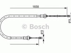 Трос BOSCH 1987482234 на RENAULT SANDERO/STEPWAY I