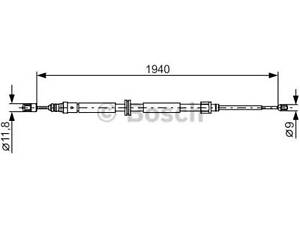 Трос BOSCH на Megane