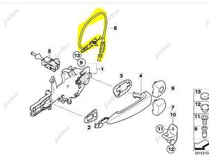 Трос двері BMW X5 E70 (2010-2013) рестайл 51217059971