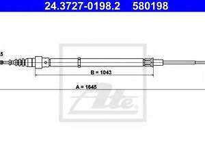 Трос гальма ATE 24372701982 на SKODA FABIA (6Y2)