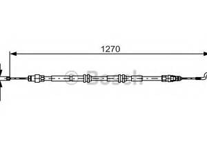 Трос гальма BOSCH 1987482014 на VW MULTIVAN Mk V (7HM, 7HN, 7HF, 7EF, 7EM, 7EN)
