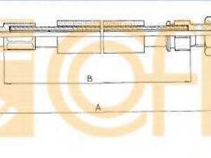 Трос стояночного тормоза COFLE 11713 на CITROEN C25 автобус (280_, 290_)