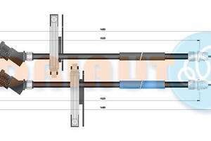 Трос гальма стоянки Ford Focus