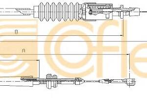 Трос газа T4 1.9/2.4D (1230мм) 90