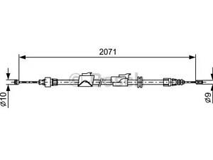 Трос на Galaxy, Mondeo, S-MAX