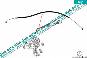 Трос педалі гальма стоянки A2104201285 Mercedes/МЕРСЕДЕС E-CLASS 1995-/Е-КЛАС