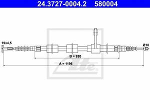 Трос ручника для моделей: ALFA ROMEO (156, 156,GT)