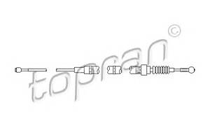 Трос ручника для моделей: AUDI (A3), SEAT (TOLEDO,LEON), VOLKSWAGEN (GOLF,GOLF,NEW,BORA,BORA,NEW)