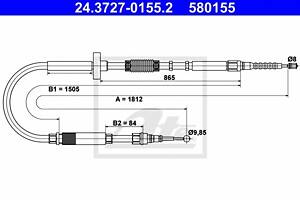 Трос ручника для моделей: AUDI (A4, A4)