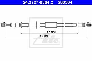 Трос ручника для моделей: CITROËN (ZX, ZX), PEUGEOT (306)