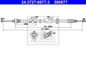 Трос ручника для моделей: FORD (GALAXY, S-MAX,MONDEO,MONDEO,MONDEO)