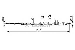 Трос ручника для моделей: HYUNDAI (i20)