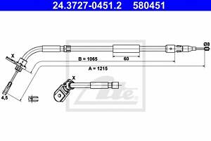 Трос ручника для моделей: MERCEDES-BENZ (A-CLASS, B-CLASS)
