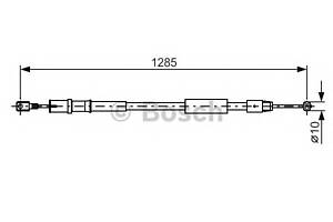 Трос ручника для моделей: MERCEDES-BENZ (VIANO, VITO,VITO)