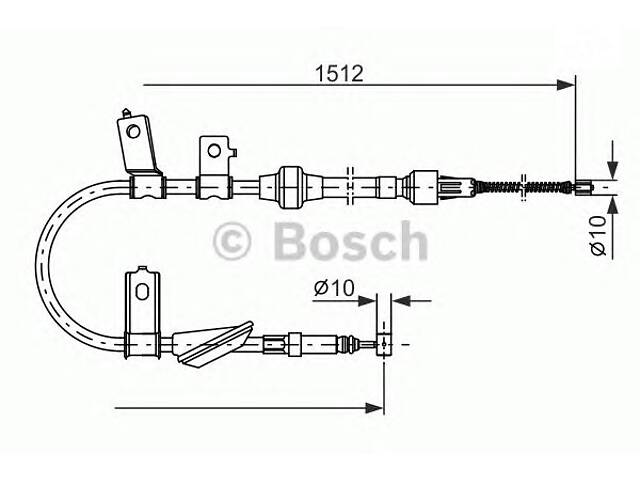 Трос ручника для моделей: MG (MG, MG), ROVER (400,400,400,45,45)