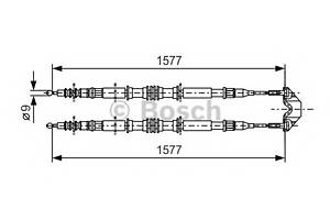 Трос ручника для моделей: OPEL (ASTRA, ASTRA, ASTRA, ASTRA), VAUXHALL (ASTRA, ASTRA, ASTRA, ASTRAVAN)