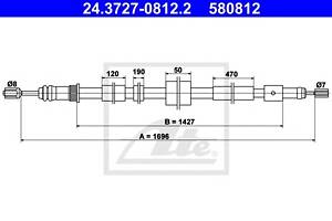 Трос ручника для моделей: PEUGEOT (306,306,306)