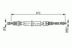 Трос ручника для моделей: PEUGEOT (405, 405,405,405)