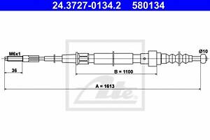 Трос ручника для моделей: VOLKSWAGEN (GOLF, GOLF,VENTO,CORRADO)